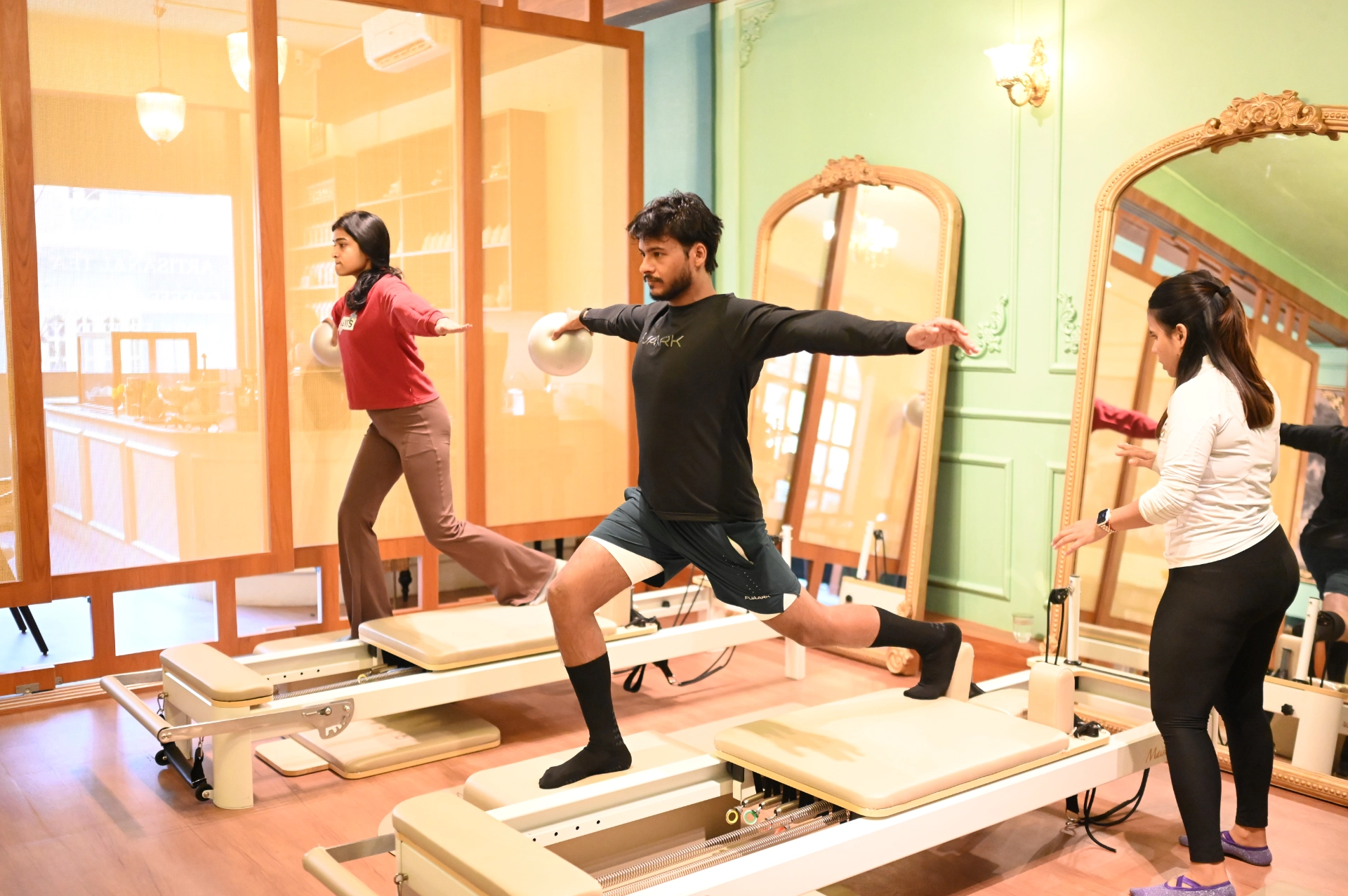 Maison de Medusa reformer Pilates studio interior — Whitefield, Bangalore
