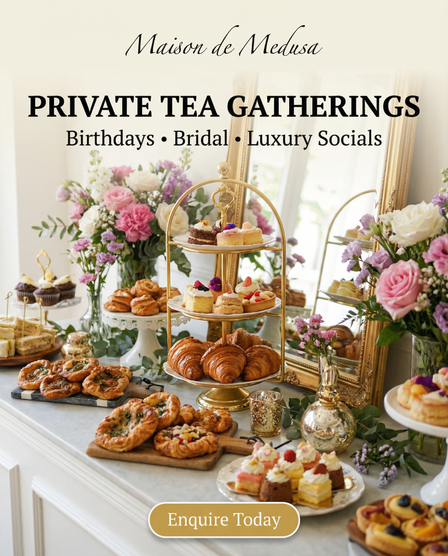 Intimate gatherings. Intentional connections.