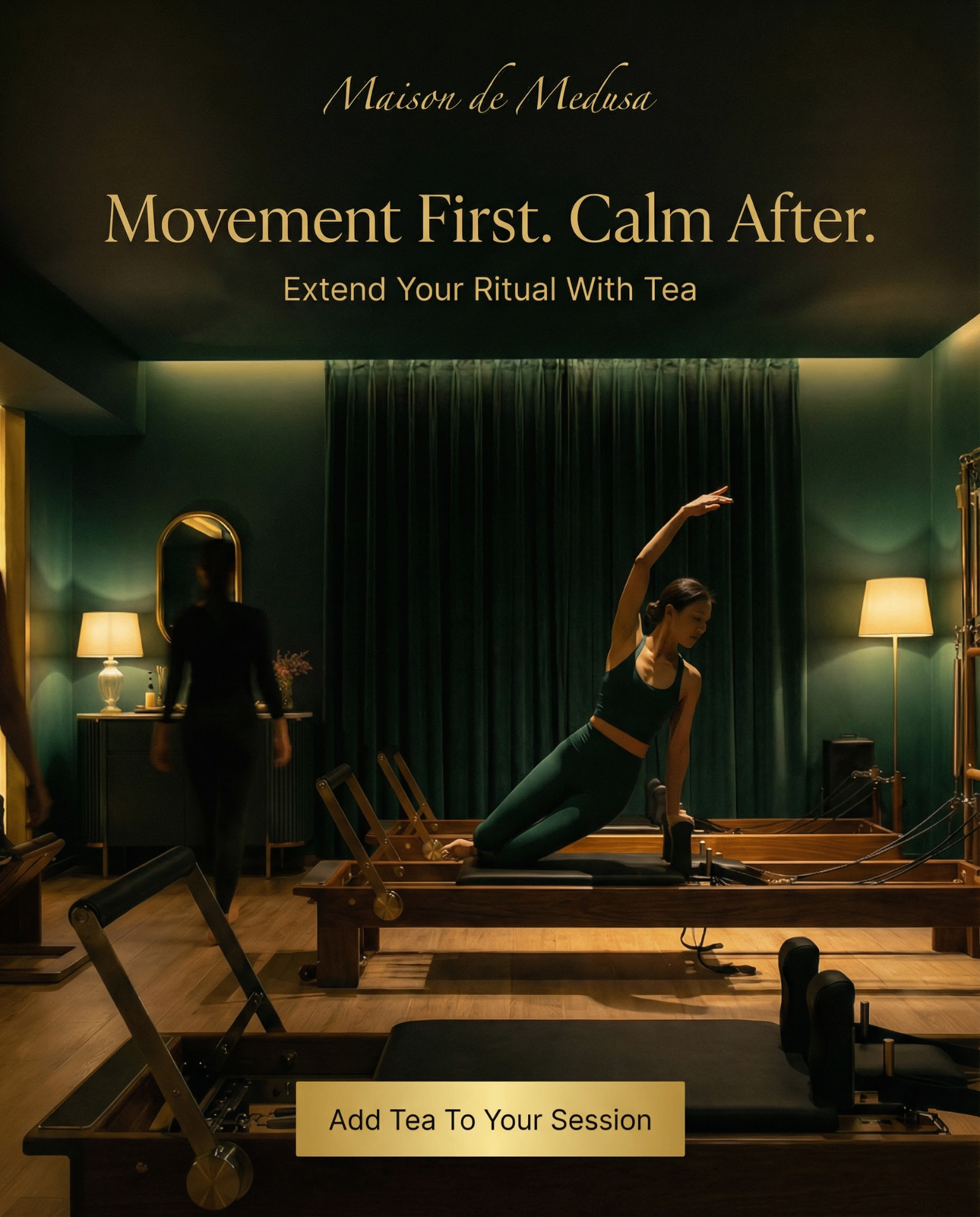 Where strength meets grace on the reformer.